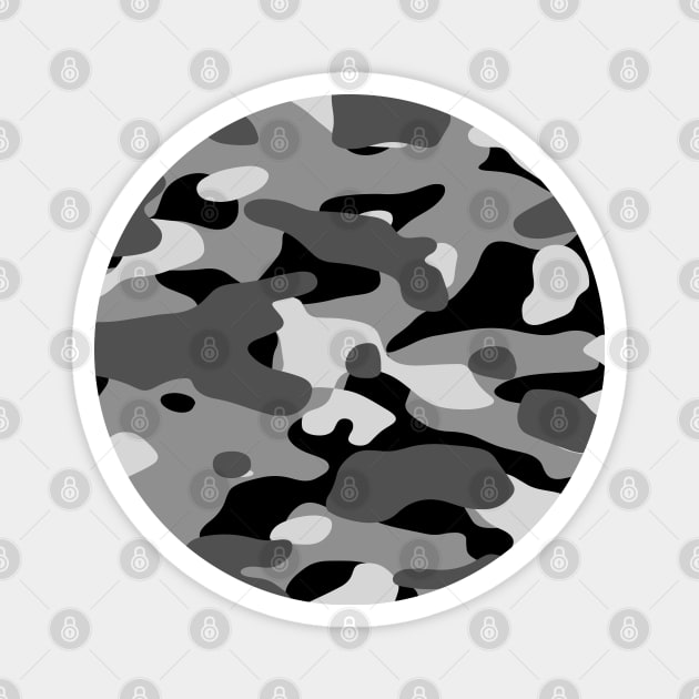 GREY CAMO Magnet by Bombastik